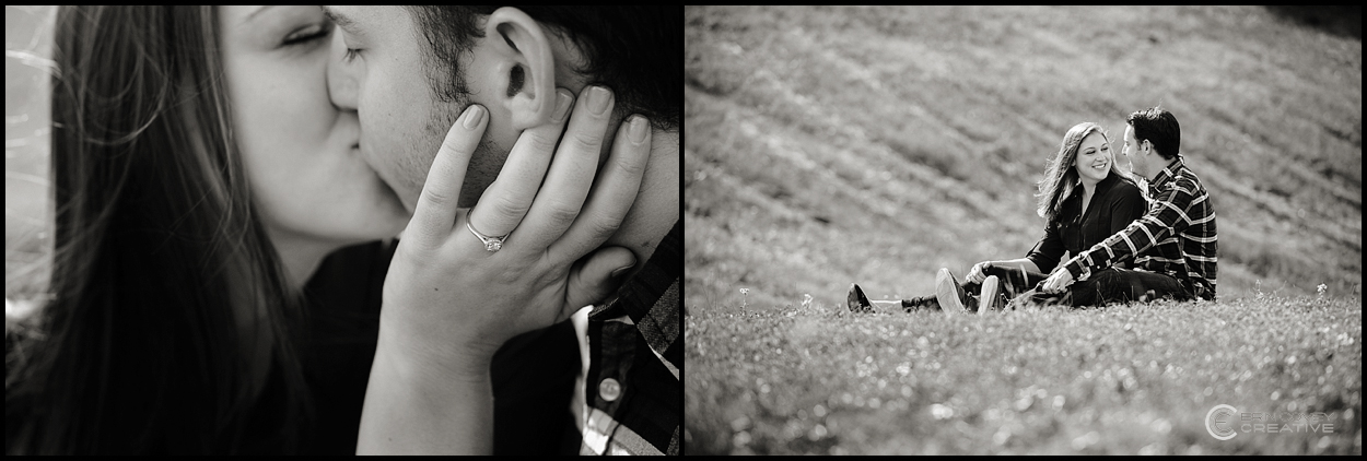 Adirondack mountains engagement photography