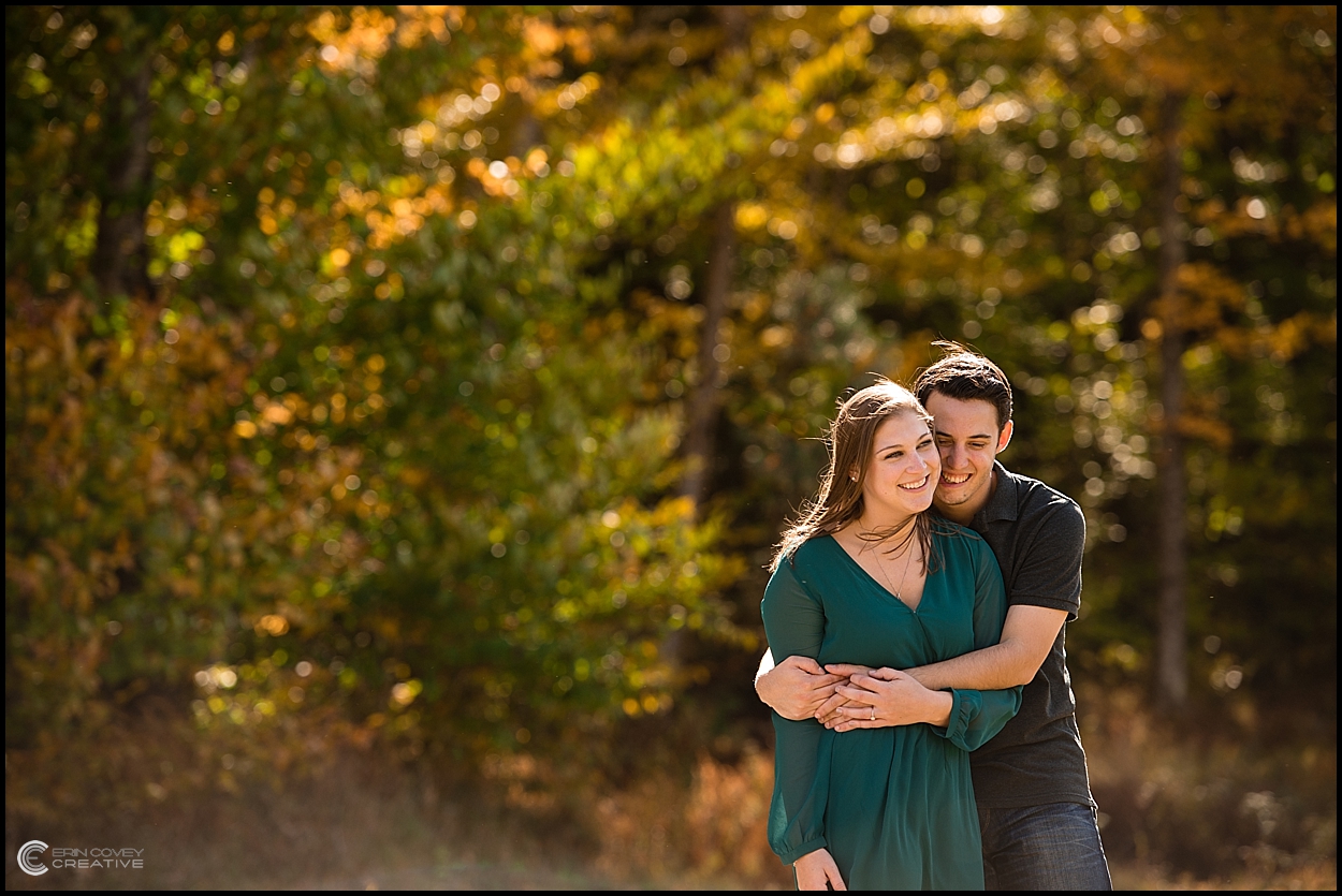 Adirondack mountains engagement photography