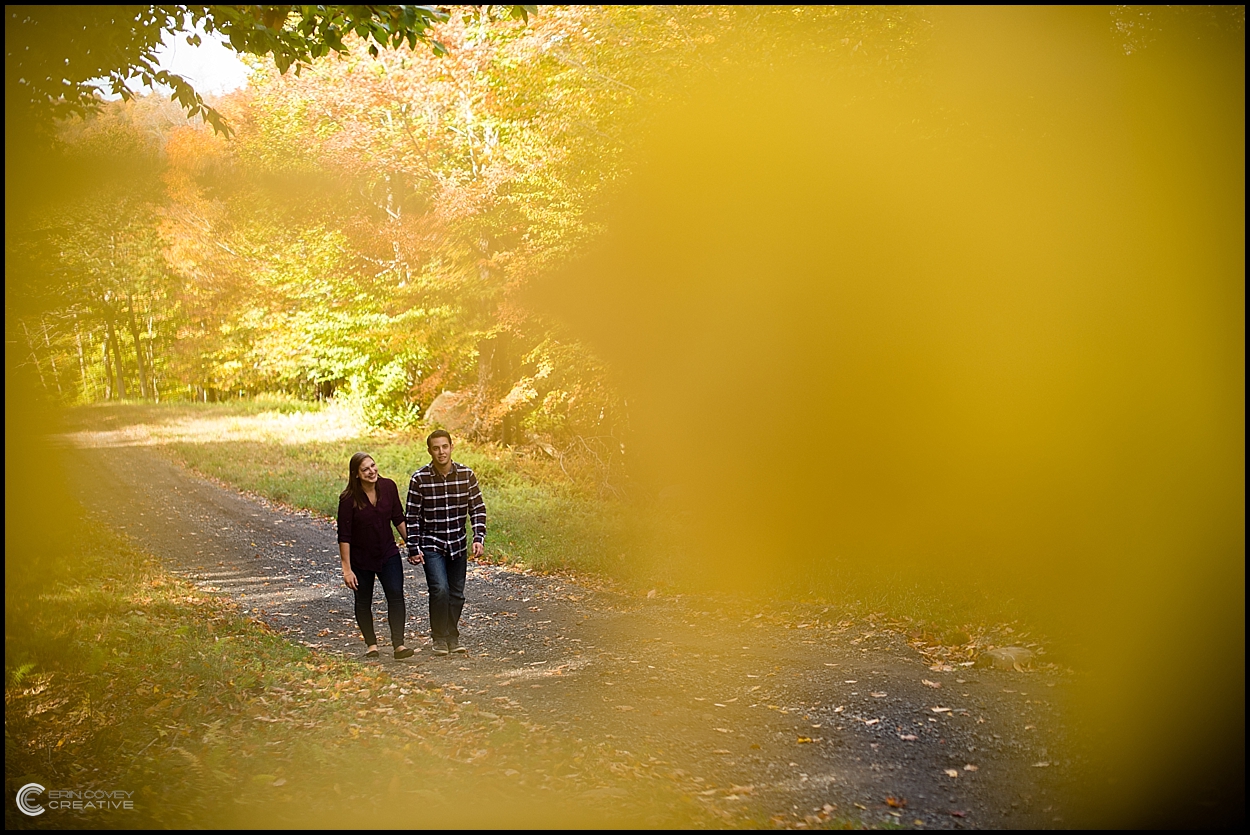 Adirondack mountains engagement photography