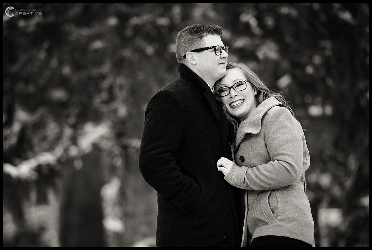 Saratoga Winter Engagement Shoot