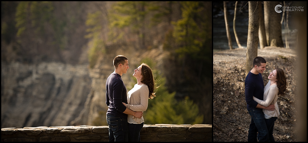 Letchworth Park NY engagement photography
