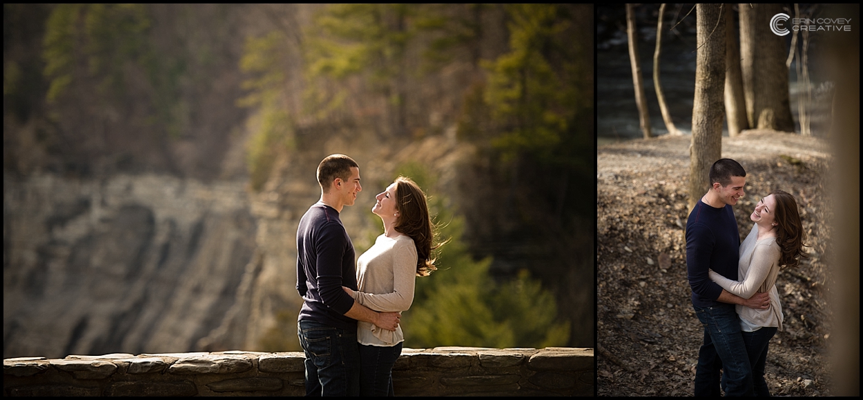 Letchworth Park NY engagement photography