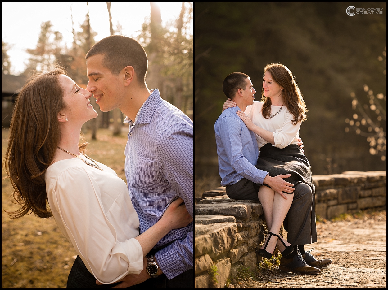 Letchworth Park NY engagement photography