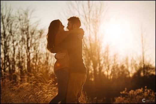 Engagement Session at Hamilton College, Clinton NY