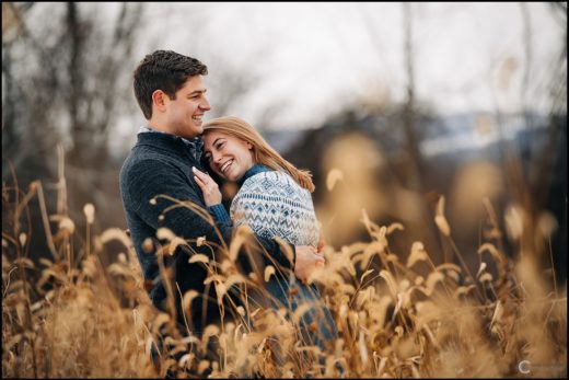 Engagement Session at Hamilton College, Clinton NY