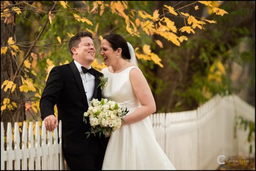 Outdoor Fall Wedding Photos, Colgate Inn Wedding, Hamilton NY