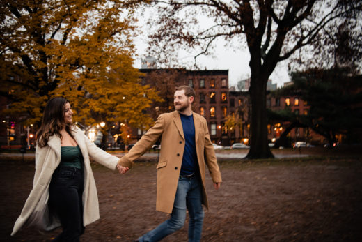 Engagement Pictures taken in New York City