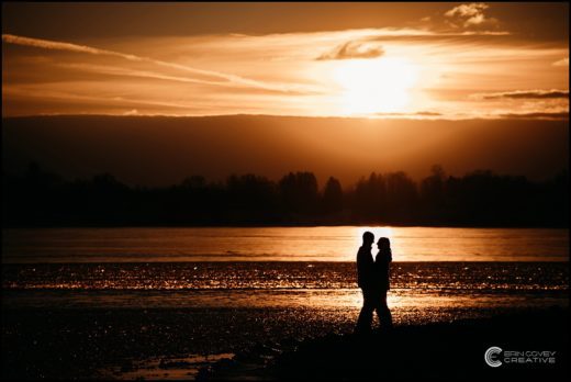 Engagement Session taken in Rome NY at Delta Lake State Park