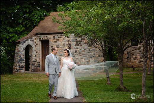 Bride and Groom, Outdoor Wedding Photos, Utica NY