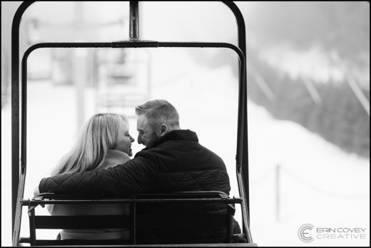 Ski Resort Engagement Photos, Westernville NY