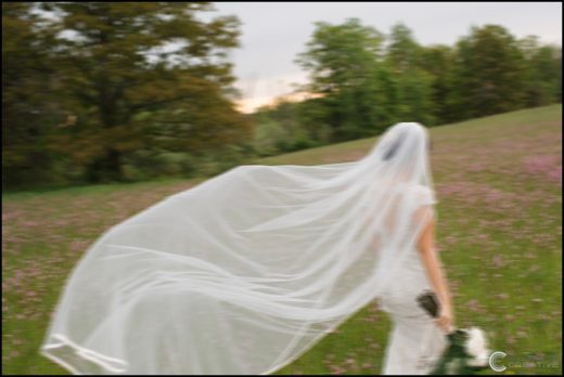 Spring Bridal Portraits at Pine Hill's Golf Course in Frankfort, NY
