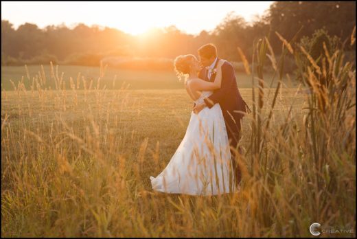 Country Wedding Photos at Sunset